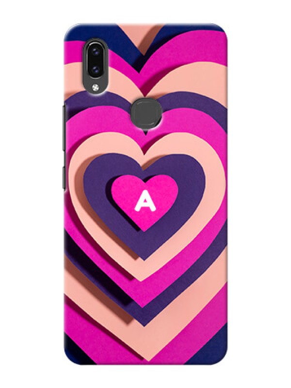Custom Vivo V9 Pro Custom Mobile Case with Cute Heart Pattern Design