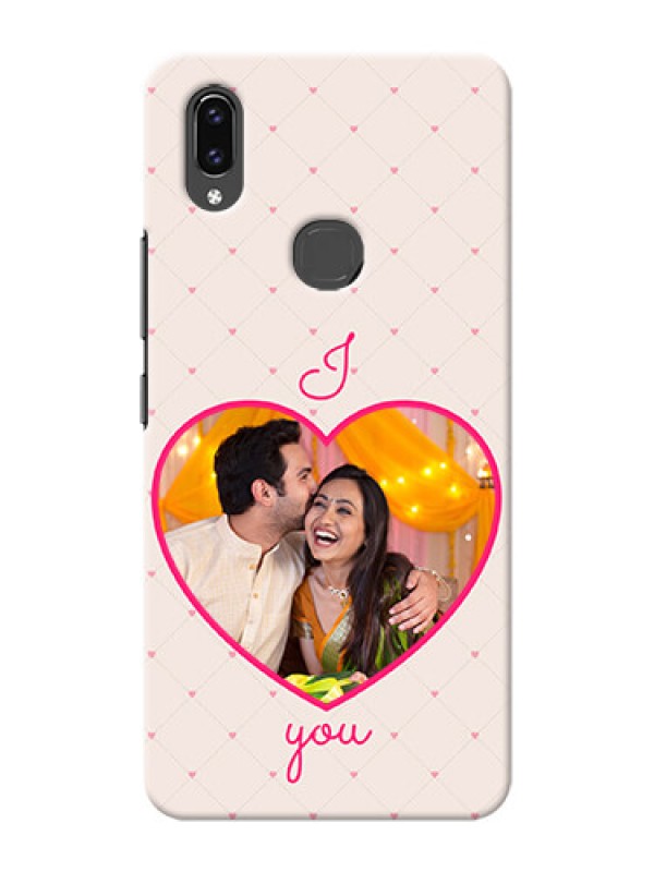 Custom Vivo V9 Youth Love Symbol Picture Upload Mobile Case Design