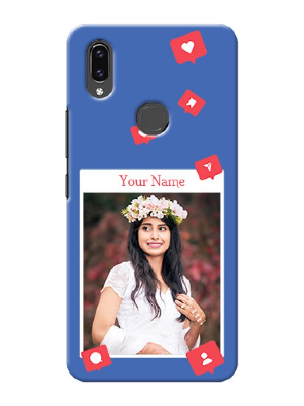 Custom Vivo V9 Youth Back Covers: Like Share And Comment Design