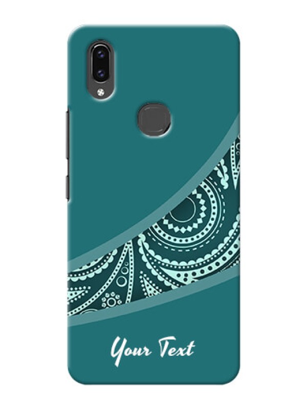 Custom Vivo V9 Youth Custom Phone Covers: semi visible floral Design