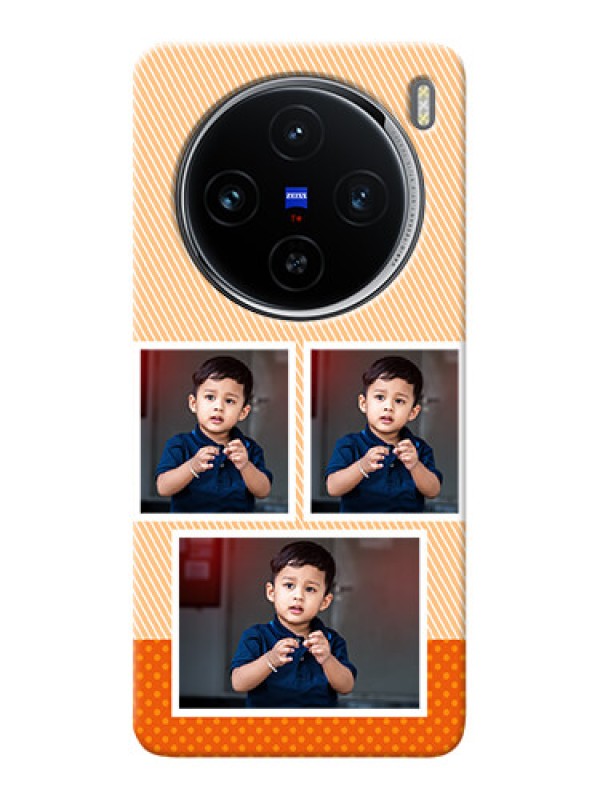 Custom Vivo X100 5G Mobile Back Covers: Bulk Photos Upload Design