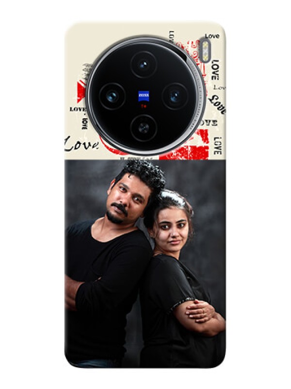 Custom Vivo X100 5G mobile cases online: Trendy Love Design Case