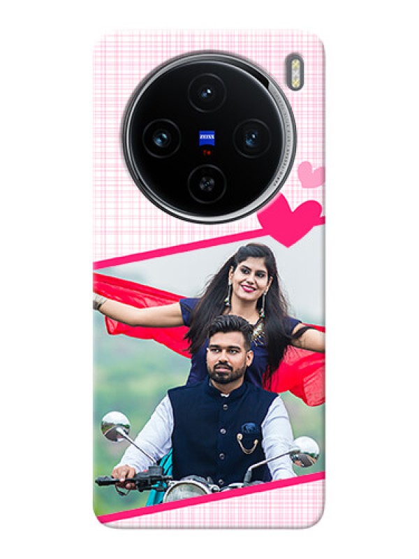 Custom Vivo X100 5G Personalised Phone Cases: Love Shape Heart Design