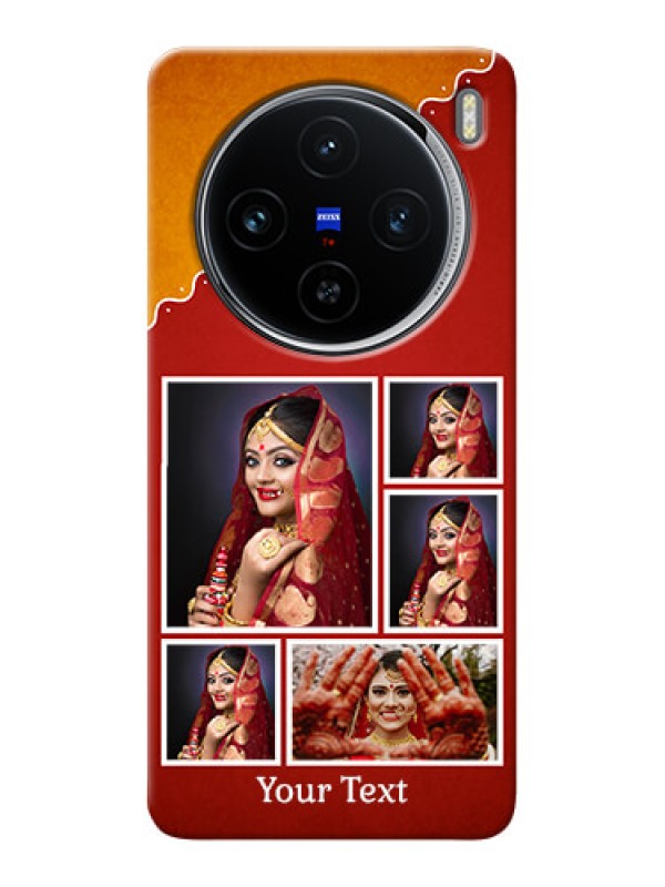 Custom Vivo X100 5G customized phone cases: Wedding Pic Upload Design
