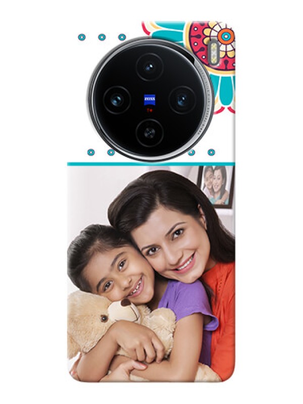 Custom Vivo X100 5G custom mobile phone cases: Flower Design