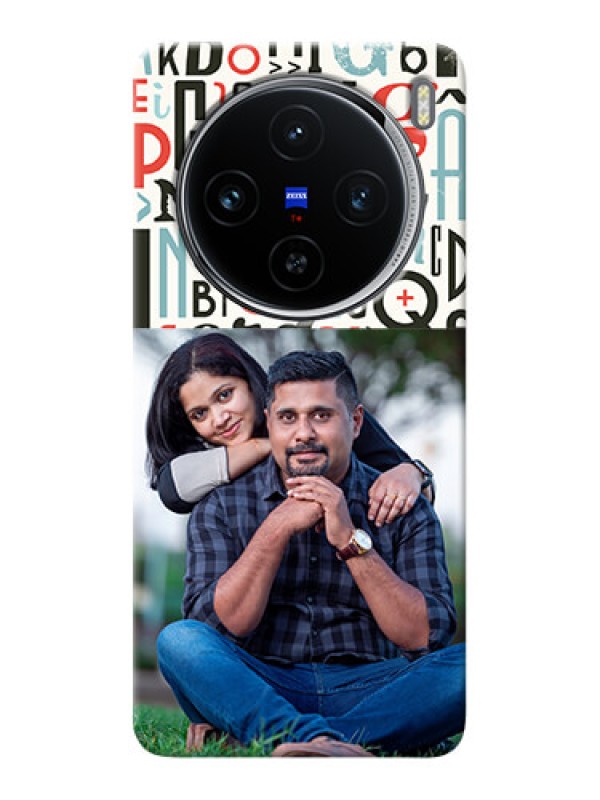 Custom Vivo X100 5G custom mobile phone covers: Alphabet Design