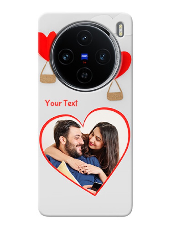 Custom Vivo X100 5G Phone Covers: Parachute Love Design