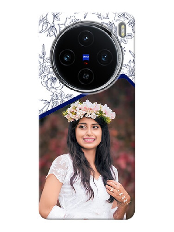 Custom Vivo X100 5G Phone Cases: Premium Floral Design