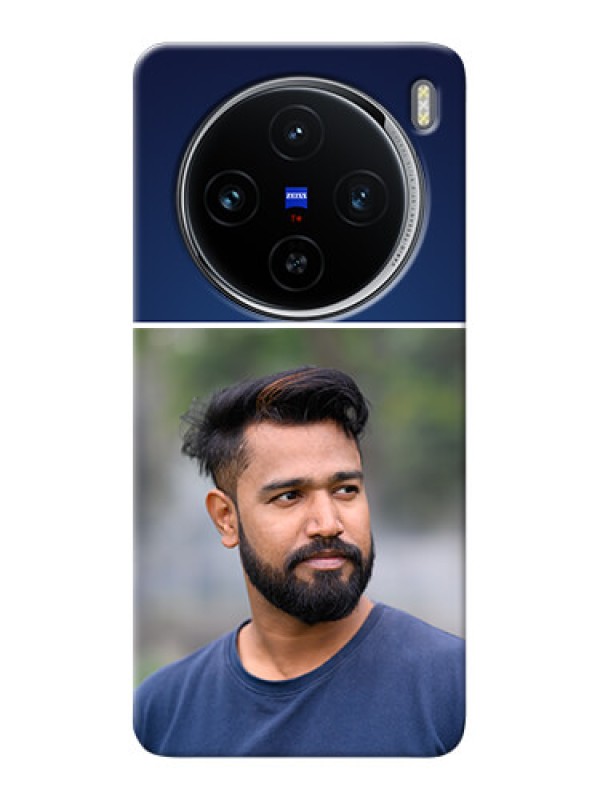 Custom Vivo X100 5G Mobile Cases: Simple Royal Blue Design