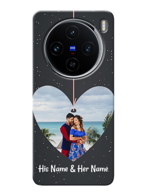 Custom Vivo X100 5G custom phone cases: Hanging Heart Design