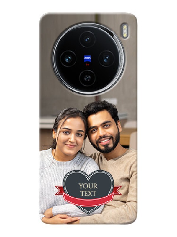 Custom Vivo X100 5G mobile back covers online: Just Married Couple Design