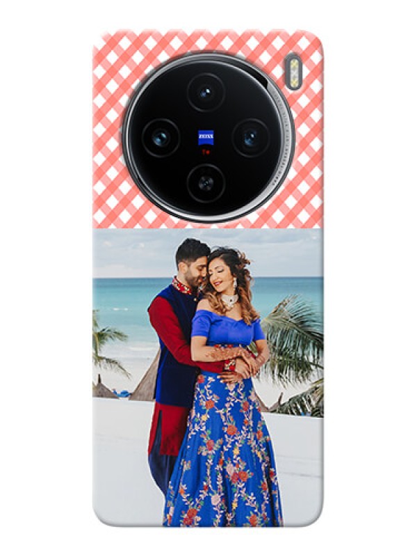 Custom Vivo X100 5G custom mobile cases: Pink Pattern Design