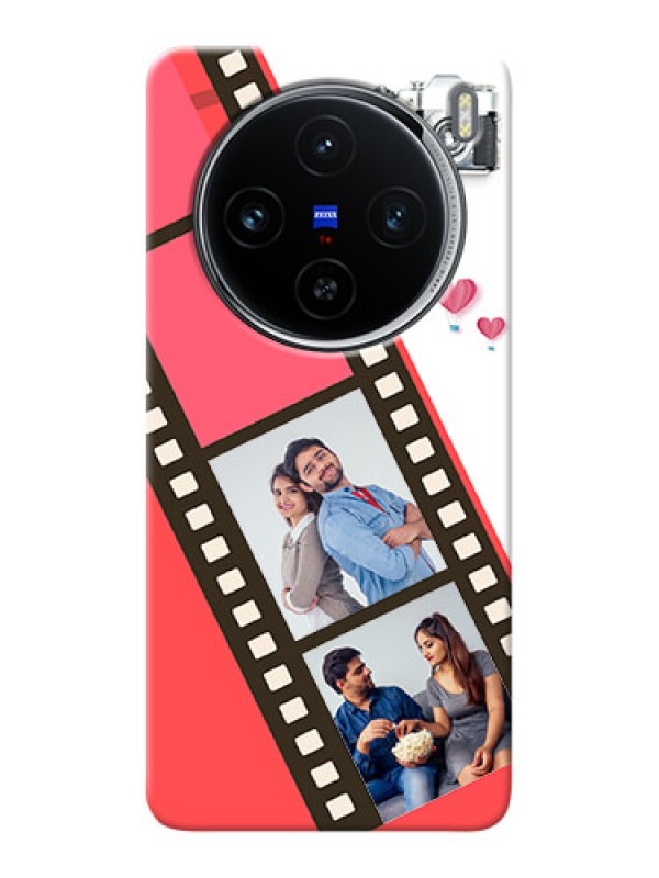 Custom Vivo X100 5G custom phone covers: 3 Image Holder with Film Reel