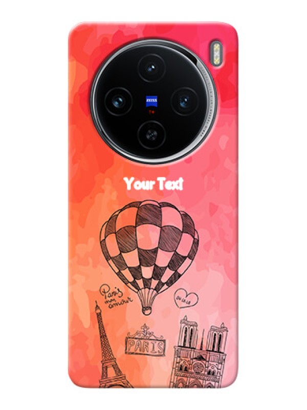 Custom Vivo X100 5G Personalized Mobile Covers: Paris Theme Design