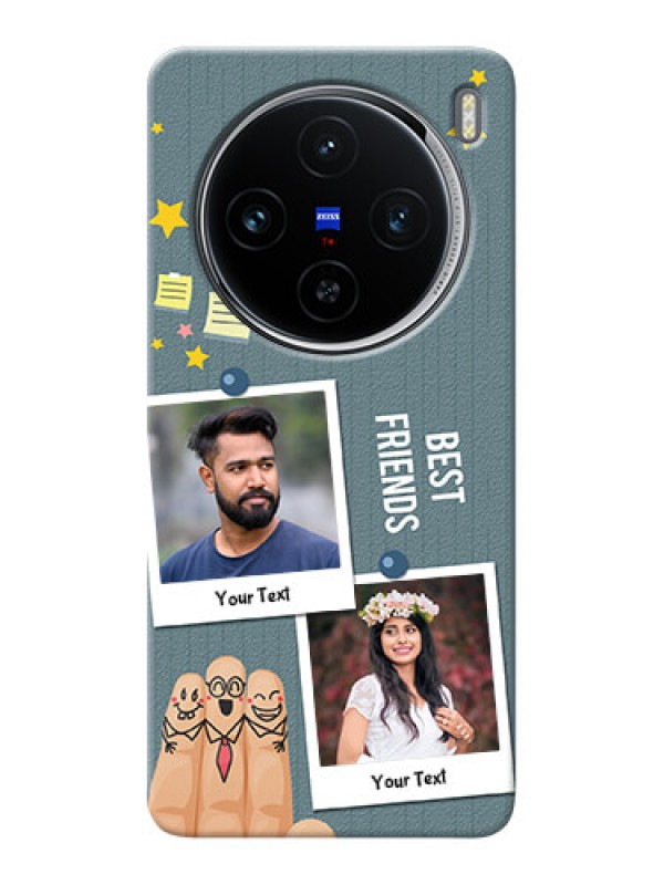 Custom Vivo X100 5G Mobile Cases: Sticky Frames and Friendship Design