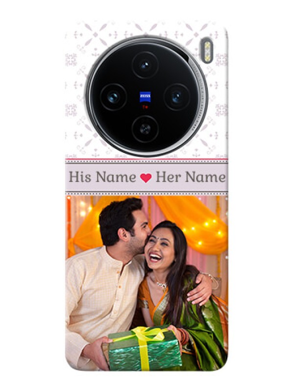 Custom Vivo X100 5G Phone Cases with Photo and Ethnic Design