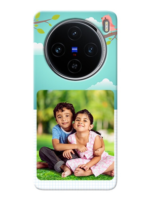 Custom Vivo X100 5G phone cases online: Doodle love Design