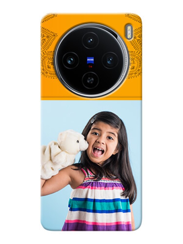 Custom Vivo X100 5G custom mobile back covers: Photo Wedding Design