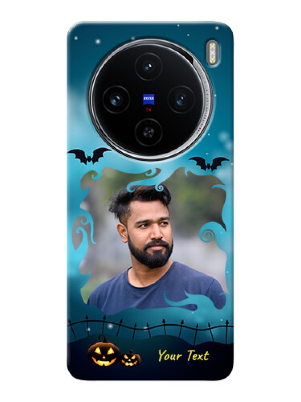Custom Vivo X100 5G Personalised Phone Cases: Halloween frame design