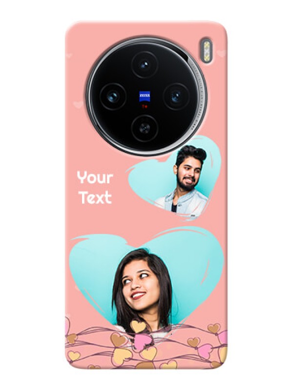 Custom Vivo X100 5G customized phone cases: Love Doodle Design
