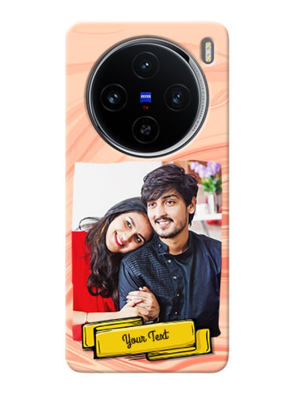 Custom Vivo X100 5G Customized Phone Cases: Marble Texture Design