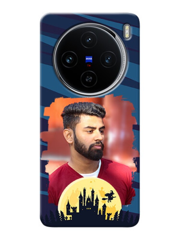 Custom Vivo X100 5G Back Covers: Halloween Witch Design