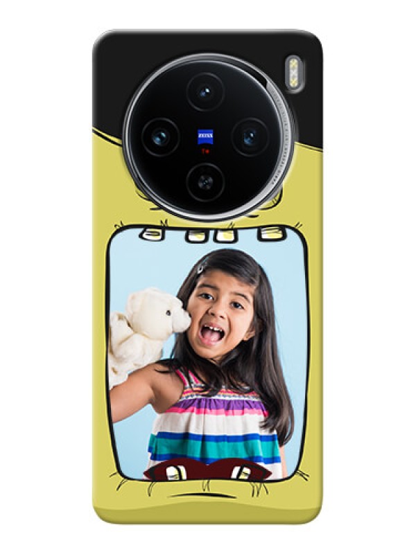 Custom Vivo X100 5G Mobile Covers: Cartoon monster back case Design