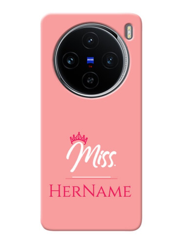 Custom Vivo X100 5G Custom Phone Case Mrs with Name