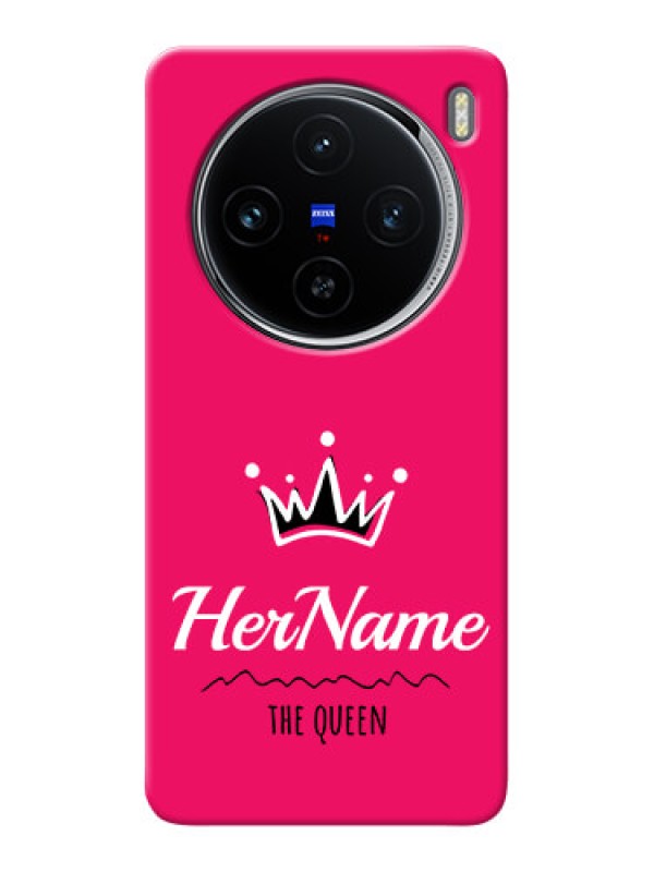 Custom Vivo X100 5G Queen Phone Case with Name