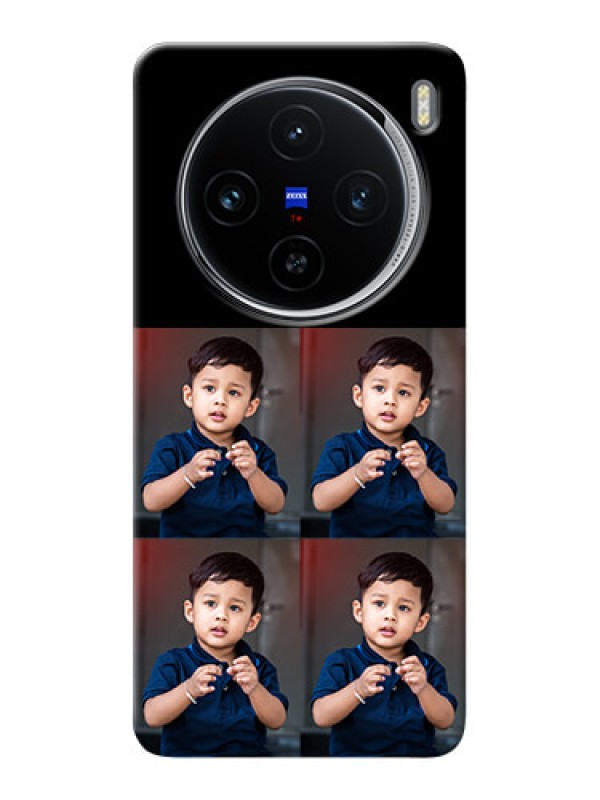 Custom Vivo X100 5G 4 Image Holder on Mobile Cover