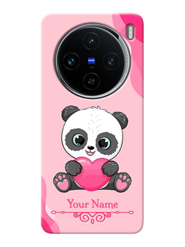 Custom Vivo X100 5G Custom Mobile Case with Cute Panda Design