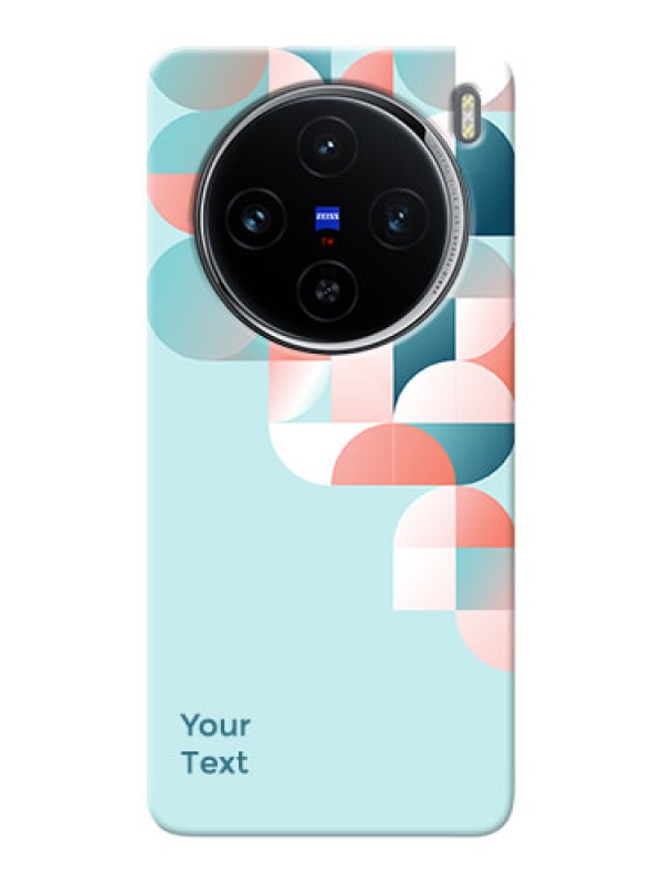 Custom Vivo X100 5G Custom Phone Case with Stylish Semiwithcircle Pattern Design