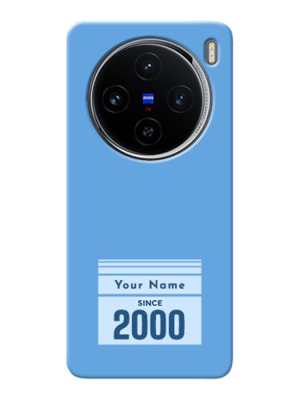 Custom Vivo X100 5G Custom Mobile Case with Custom Year of birth Design