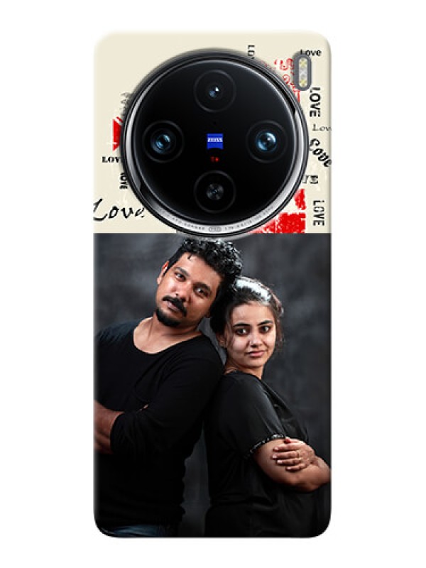 Custom Vivo X100 Pro 5G mobile cases online: Trendy Love Design Case