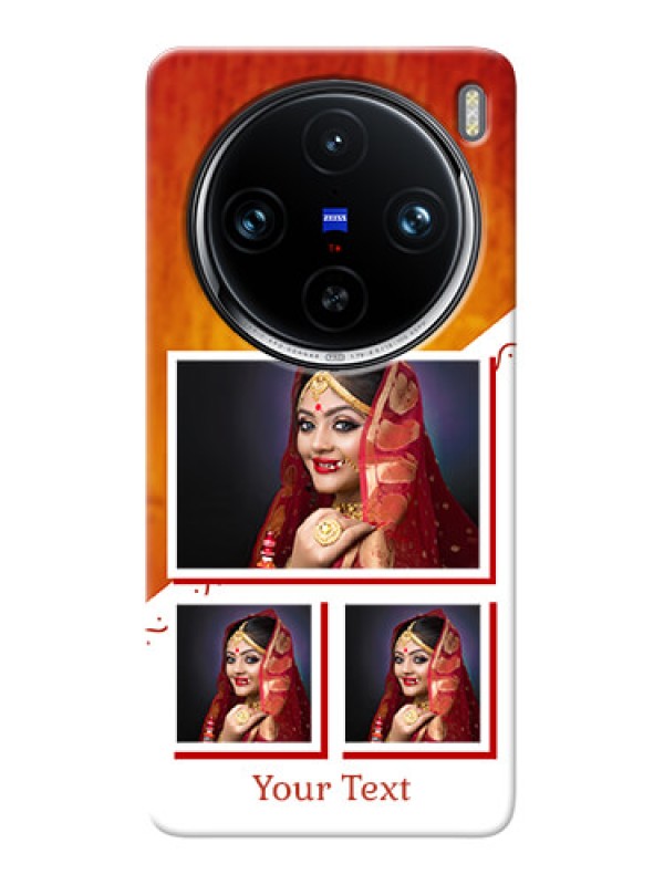 Custom Vivo X100 Pro 5G Personalised Phone Cases: Wedding Memories Design