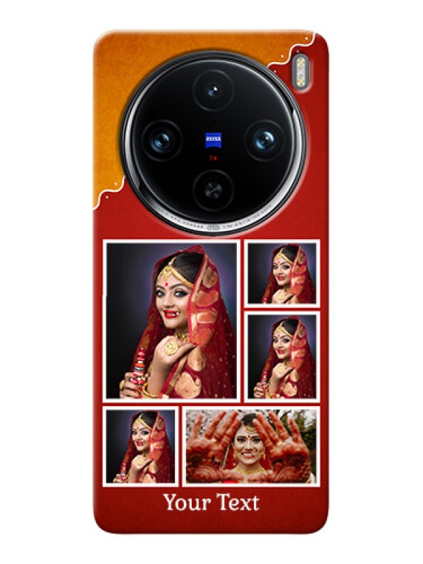 Custom Vivo X100 Pro 5G customized phone cases: Wedding Pic Upload Design