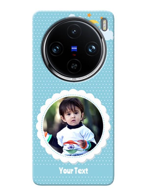 Custom Vivo X100 Pro 5G mobile cases online: violet Pattern Design