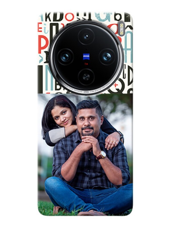 Custom Vivo X100 Pro 5G custom mobile phone covers: Alphabet Design