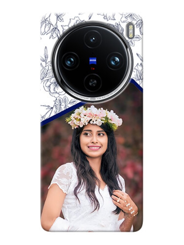 Custom Vivo X100 Pro 5G Phone Cases: Premium Floral Design