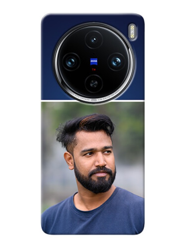 Custom Vivo X100 Pro 5G Mobile Cases: Simple Royal Blue Design