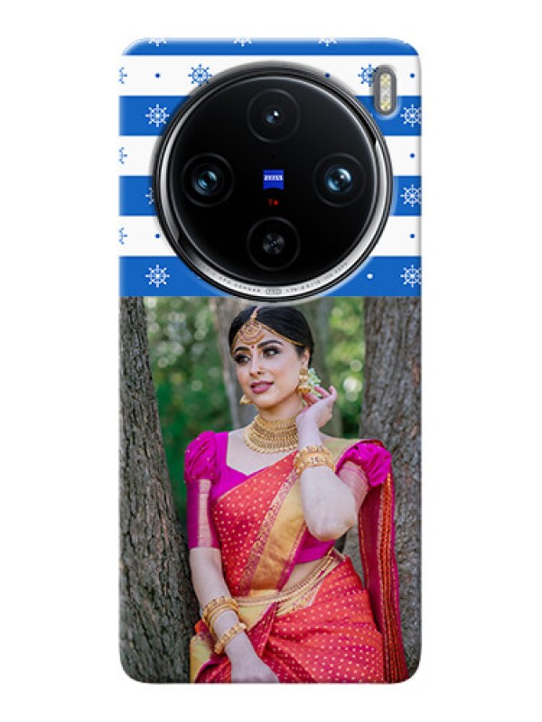 Custom Vivo X100 Pro 5G custom mobile covers: Snow Pattern Design