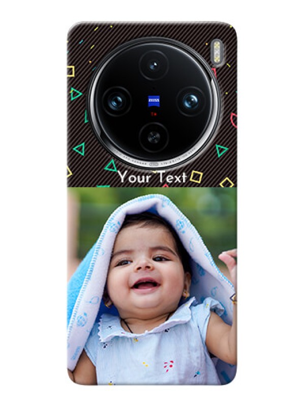 Custom Vivo X100 Pro 5G custom mobile cases with confetti birthday design