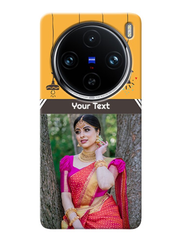 Custom Vivo X100 Pro 5G custom back covers with Family Picture and Icons