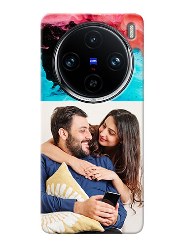 Custom Vivo X100 Pro 5G Mobile Cases: Quote with Acrylic Painting Design