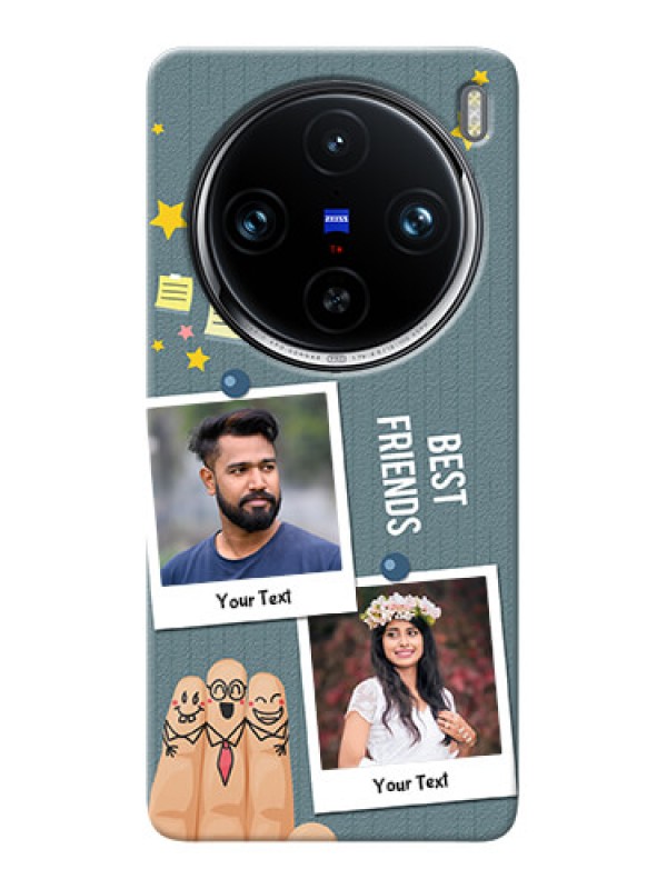 Custom Vivo X100 Pro 5G Mobile Cases: Sticky Frames and Friendship Design