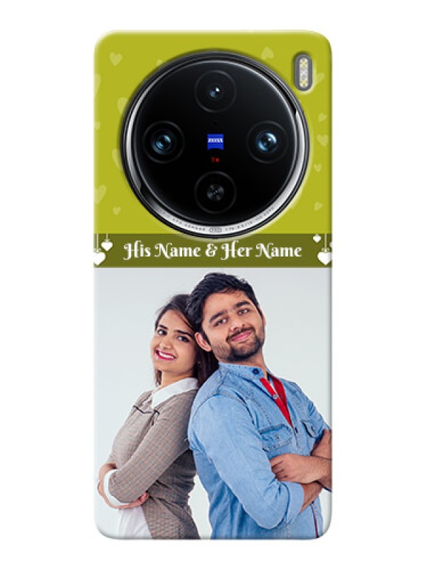 Custom Vivo X100 Pro 5G custom mobile covers: You & Me Heart Design