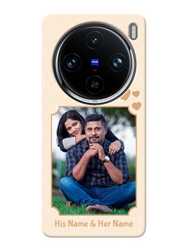 Custom Vivo X100 Pro 5G mobile phone cases with confetti love design