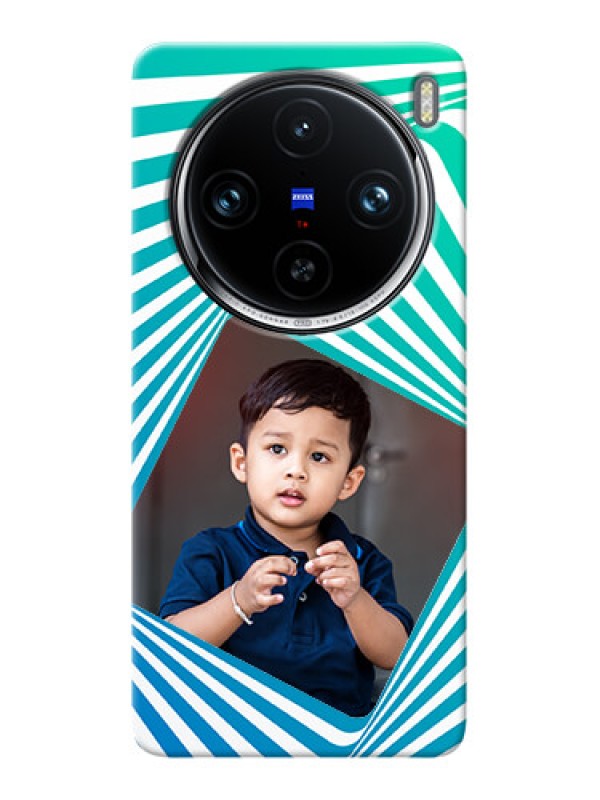 Custom Vivo X100 Pro 5G Personalised Mobile Covers: Abstract Spiral Design