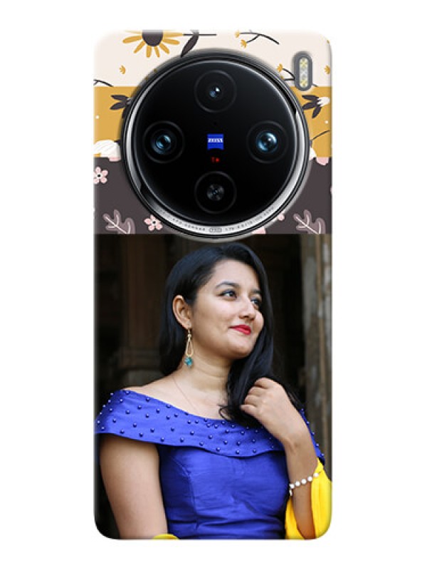 Custom Vivo X100 Pro 5G mobile cases online: Stylish Floral Design