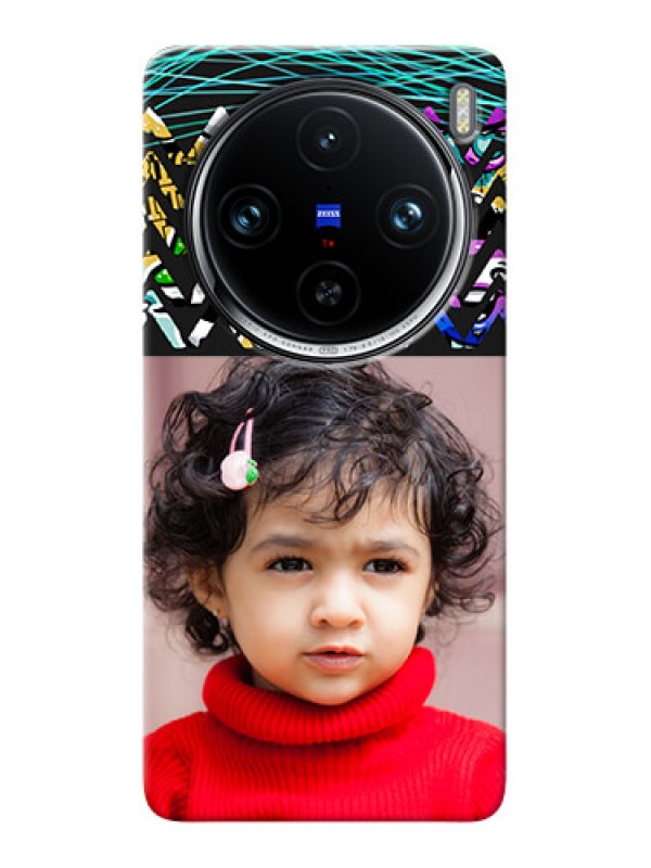 Custom Vivo X100 Pro 5G personalized phone covers: Neon Abstract Design